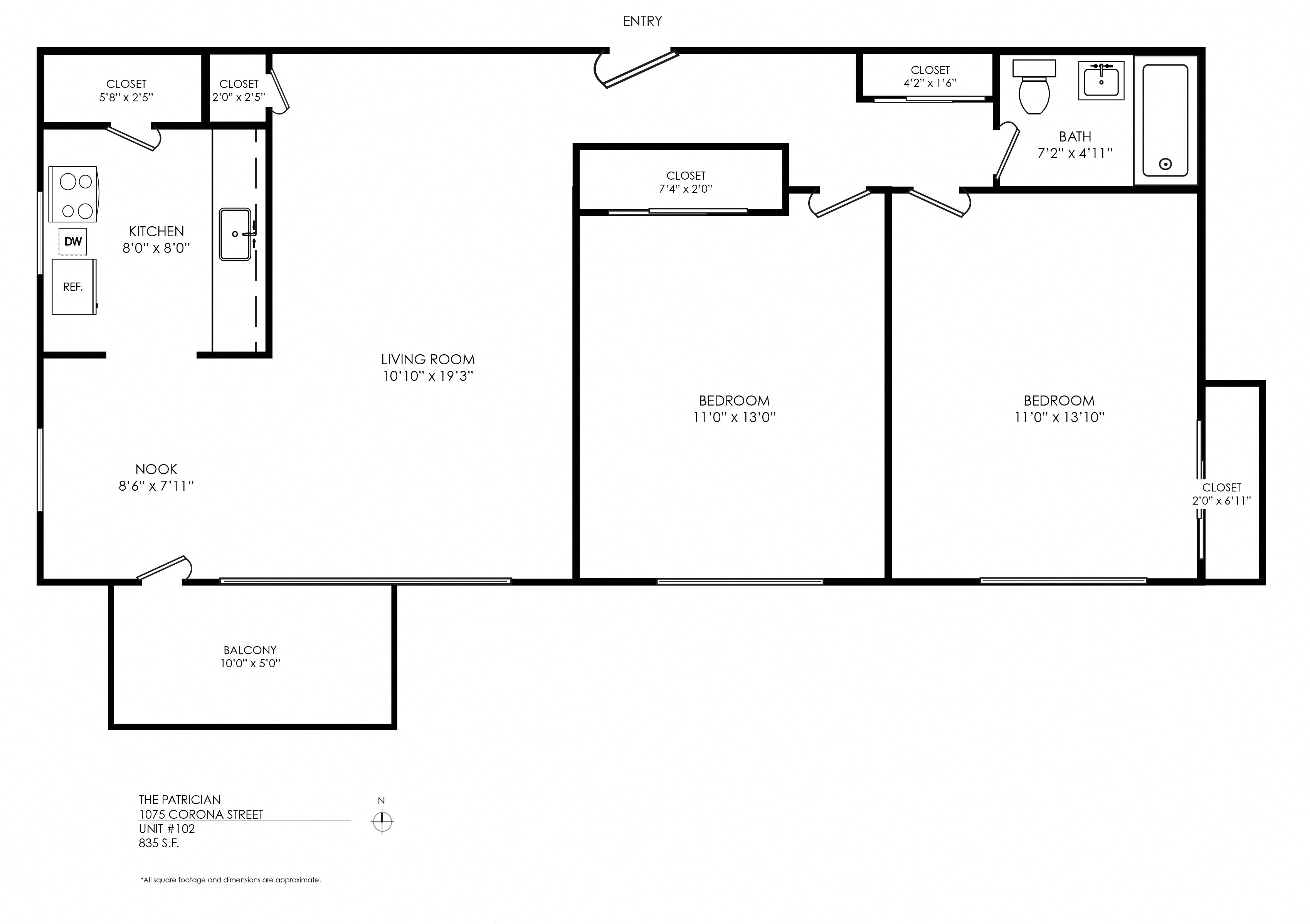 2 bedroom for rent in denver